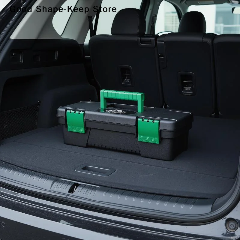 10Inch Tool Box Plastic Tool Storage Case Handheld Toolbox Storage Box Plastic Toolbox For Carpentry Electrical Repairs Tool