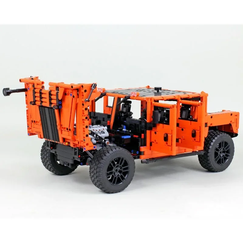 New H1MOC-194531 Compatible with 42177 Land Sports Car Racing Building Blocks Model 2503 Parts Kids Building Blocks Toy Gifts