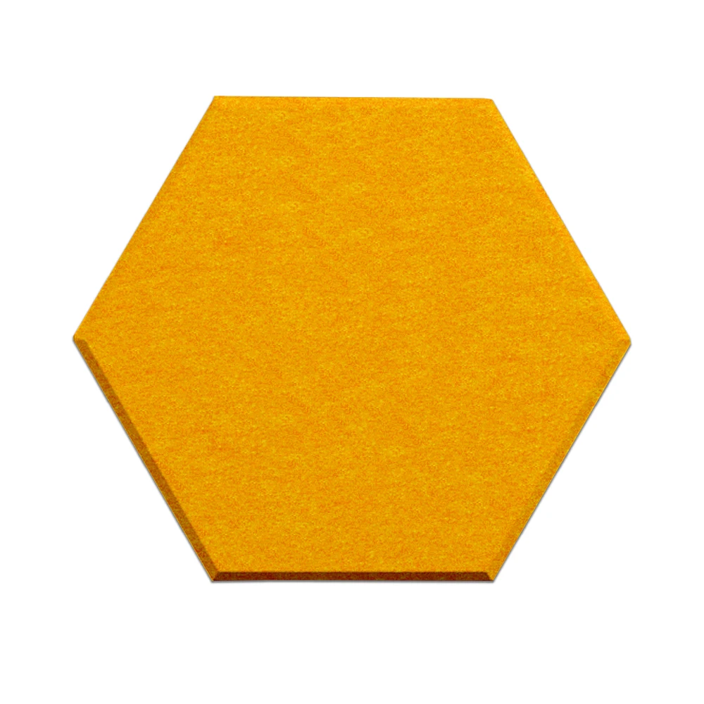 High Density Hexagon 6/12/18PCS Soundproofing Wall Panels Decoration Acoustic Panels Sound Proof Insulation Panels Absorb Noise Eliminate Echoes Bulletin Pin Cork Board For Wall Ceiling Drum Room Decor