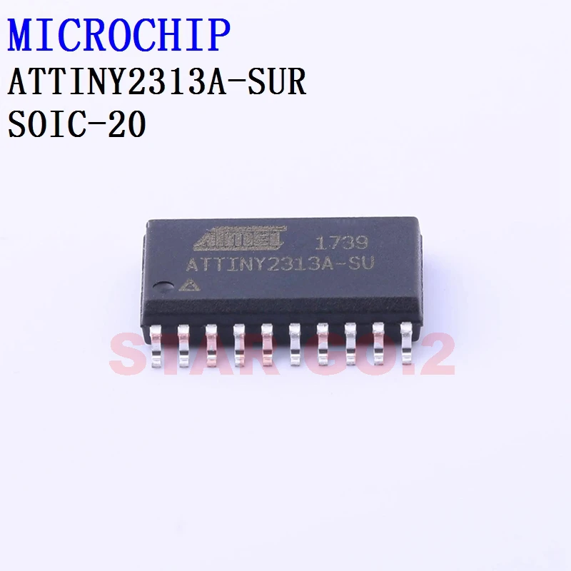 5PCSx ATTINY2313A-SUR SOIC-20 MICROCHIP Microcontroller