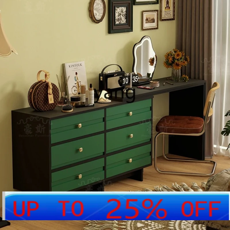 

LH medieval dresser integrated chest cabinet storage retro bedroom bedside cabinet