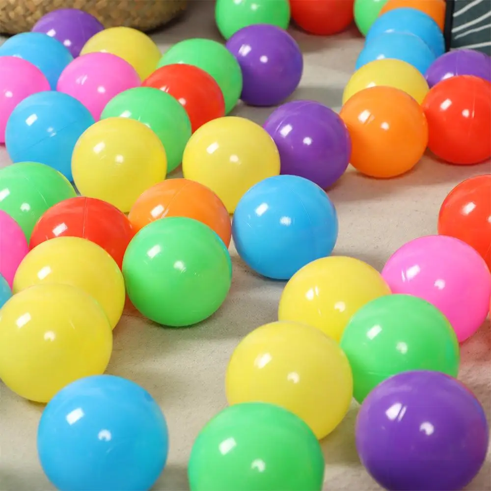 100Pcs Outdoor Sport Ball Colorful Soft Water Pool Ocean Wave Ball Baby Children Funny Toys Eco-Friendly Stress Air Balloons