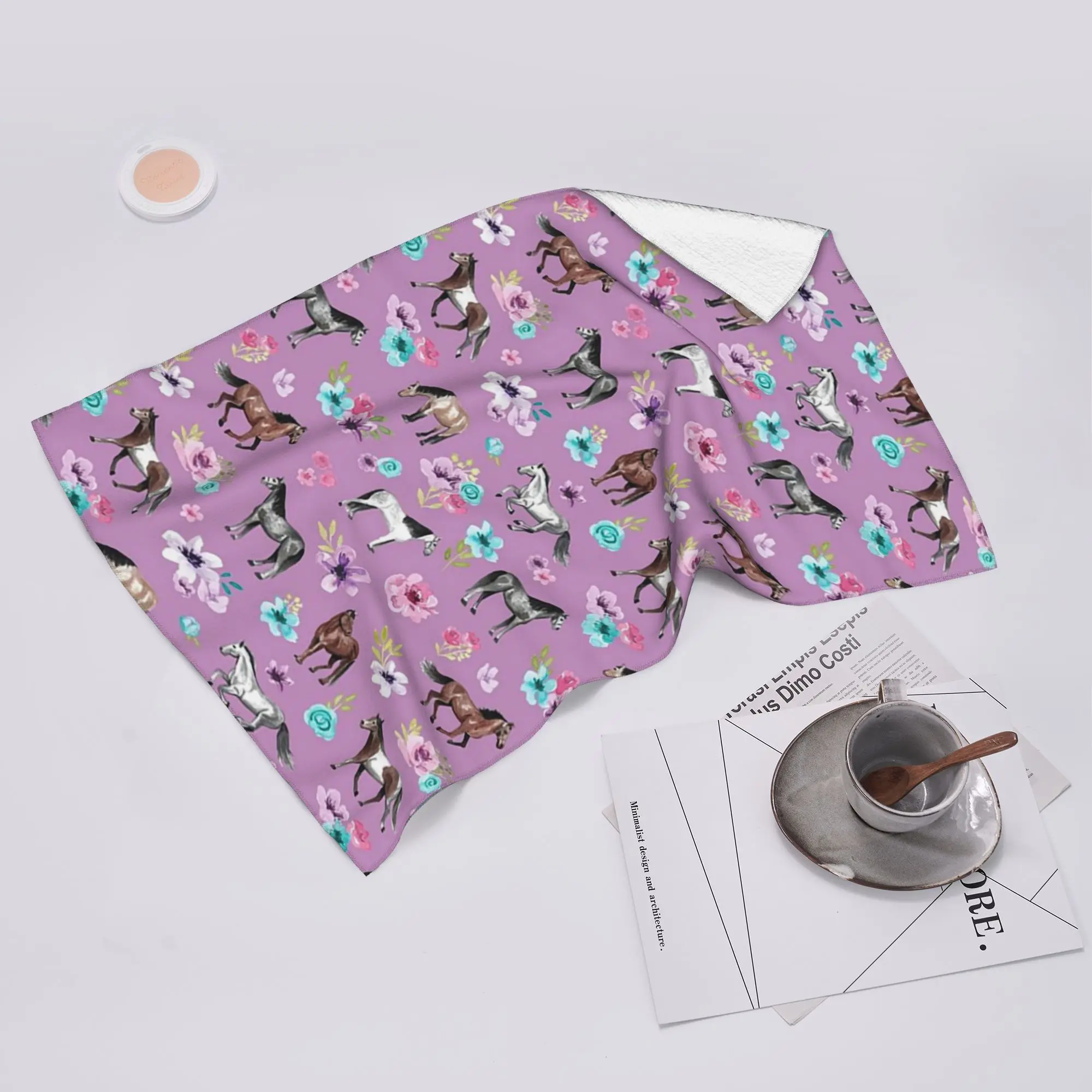 Horses And Flowers …