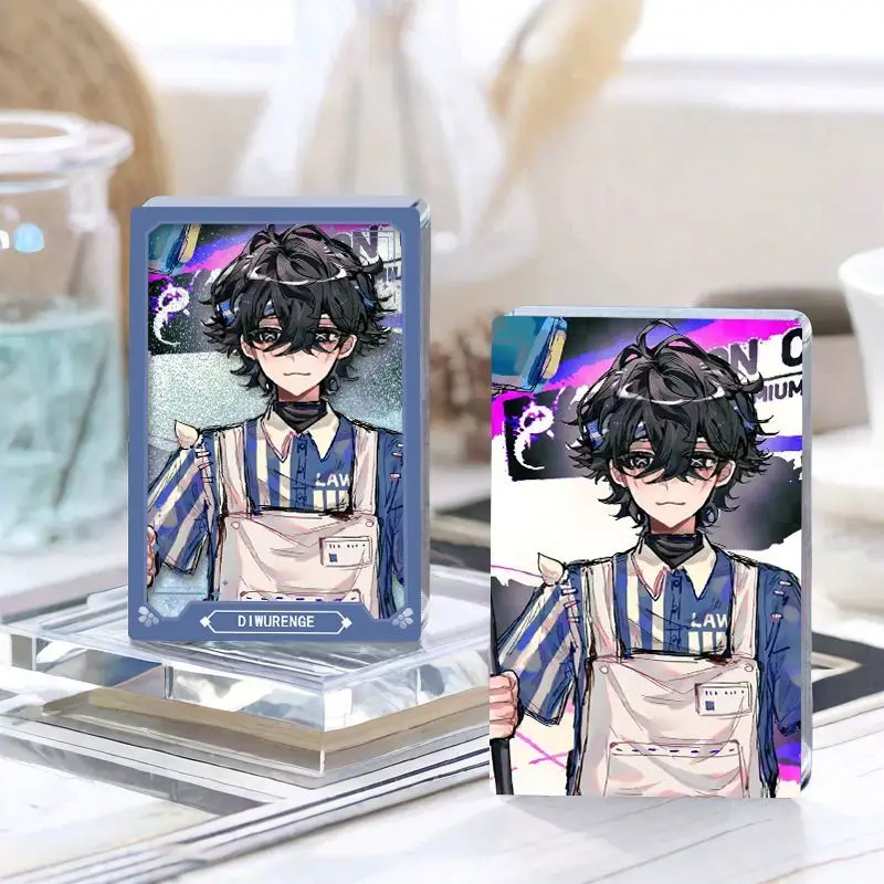 Set of 2 Anime Identity V Emil Patient Game Cartoon Badge Pin Brooch Acrylic Quicksand Mahjong Acrylic Ornaments Souvenir Gift