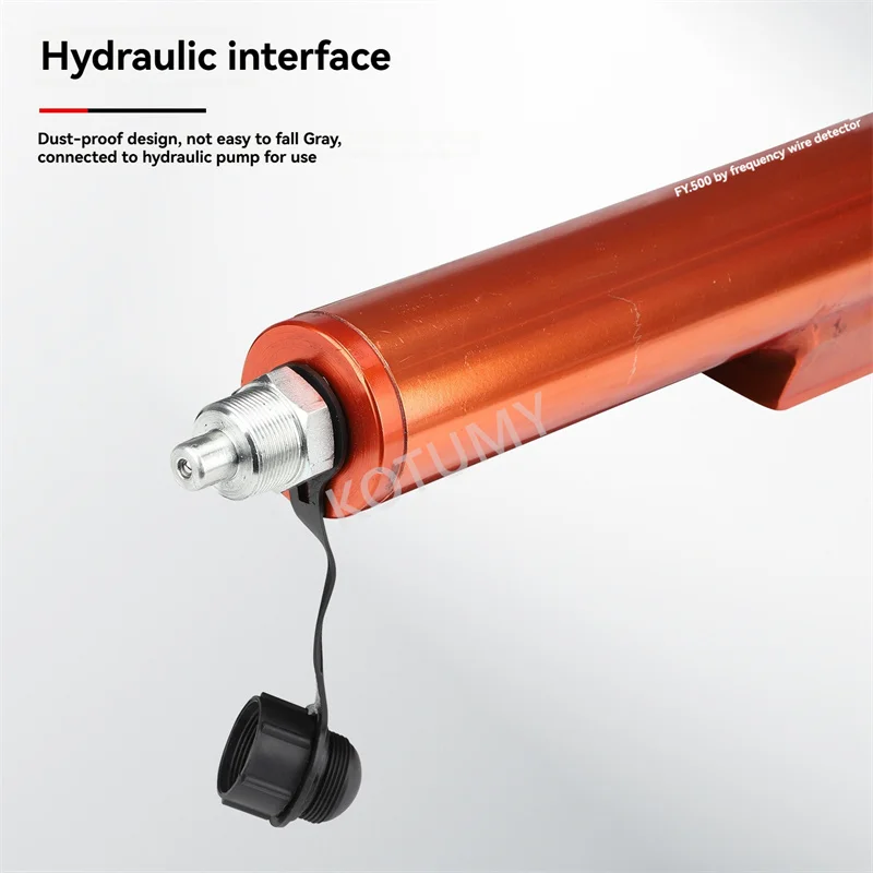 آلة ثني الكابلات الهيدروليكية مناسبة للمواد الصلبة غير القابلة للانحناء يدويًا مثل الأسلاك والكابلات والأسلاك الحديدية والأسلاك النحاسية #4