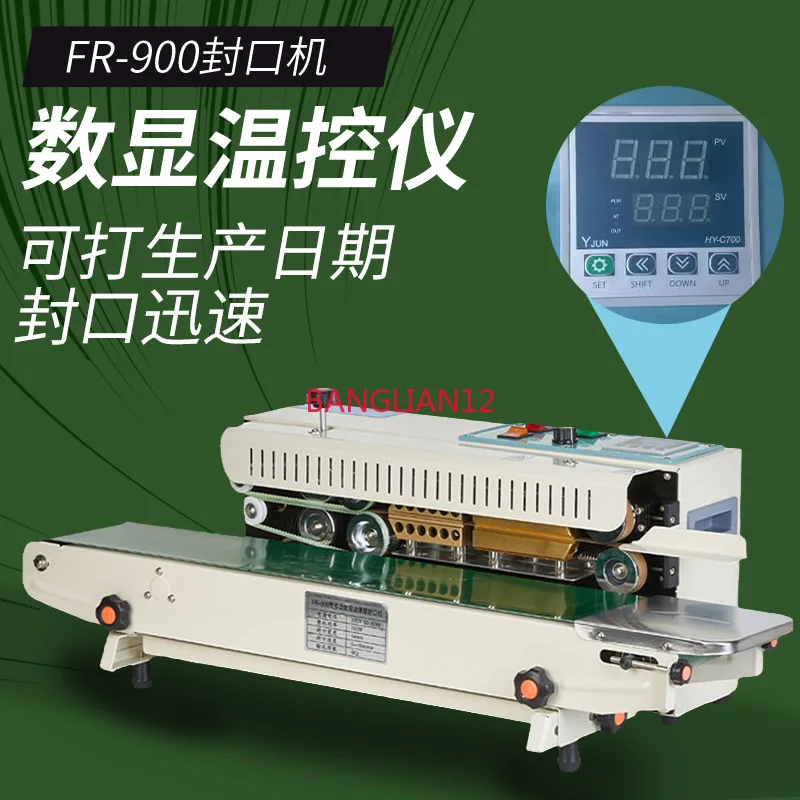 Automatic aluminum foil bag sealing machine Plastic film continuous sealing machine