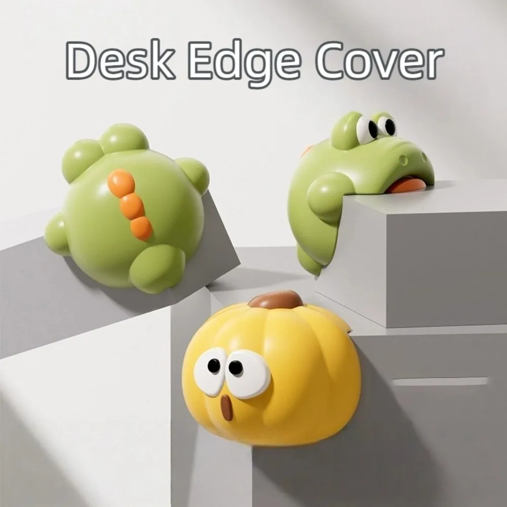 

4pcs Soft Silicone Table Corner Cover Anti-collision Cute Desk Edge Protector Crocodile Pumpkin Baby Safety Protector for Kids