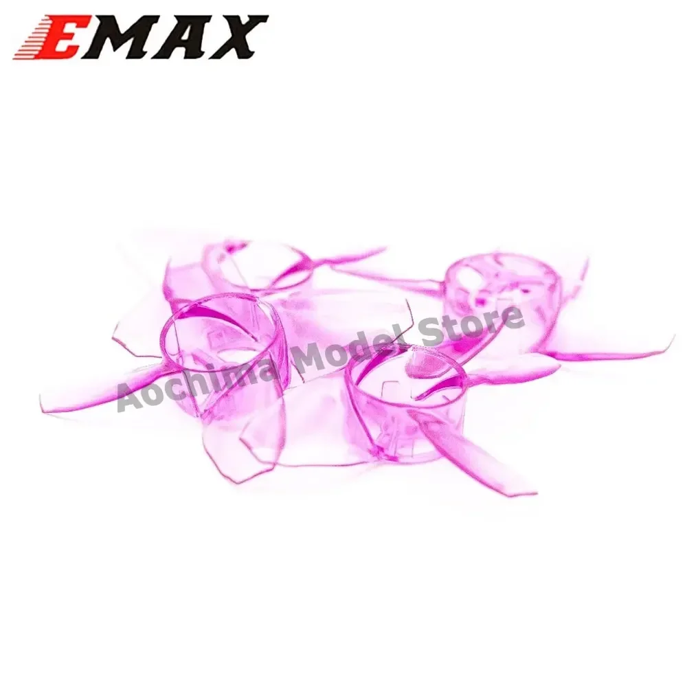 2Pairs EMAX Avan Tinyhawk TH Turtlemode Propeller 2CW+2CCW 4-Paddle 40mm Props for Indoor Flying 08025 Motor