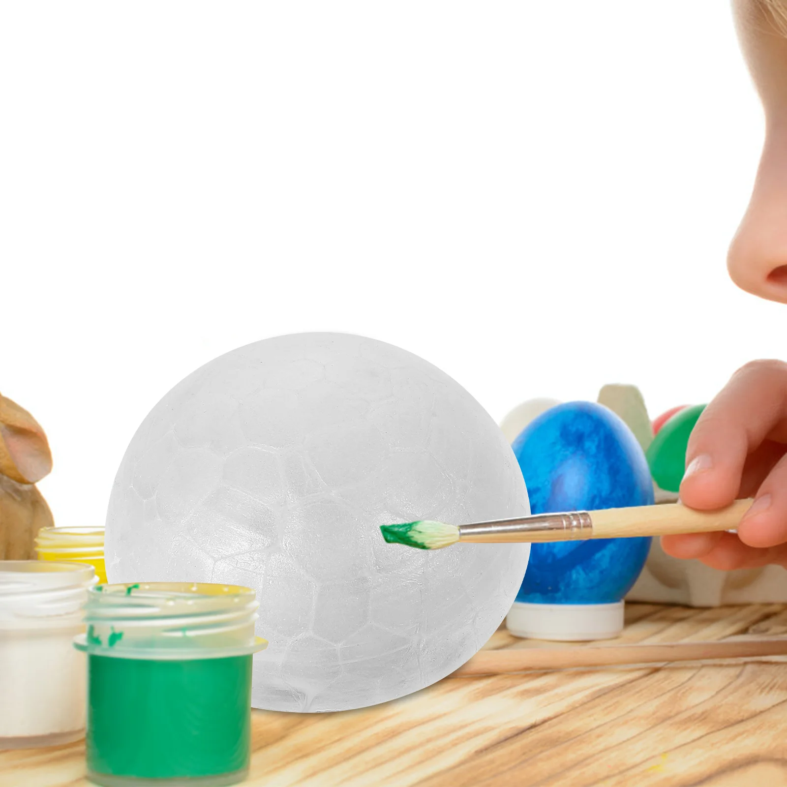 

150 Pcs Foam Balls Children DIY Blank Decor Decorate Craft Semi White for Circle Shaped Crafts Bride