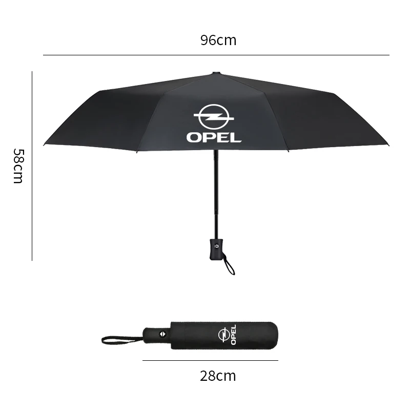 Car Interior Accessories Car folding umbrella Portable automatic sunshade For Opel Astra H G J Insignia Mokka Zafira Corsa