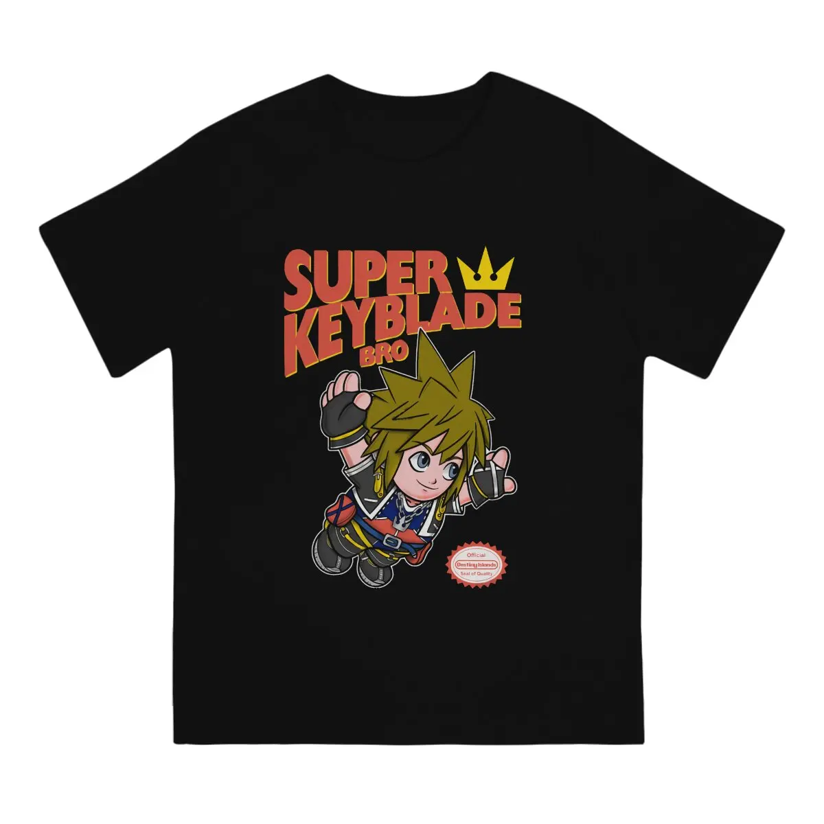 Super Keyblade Bro  Special TShirt Kingdom Hearts Riku Game Leisure T Shirt Summer Stuff For Adult