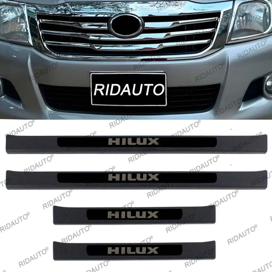 

Пороговая полоса, дверная полоса для TOYOTA Hilux Vigo 2008-2014, защитная накладка на порог, накладка на педаль, автоаксессуары