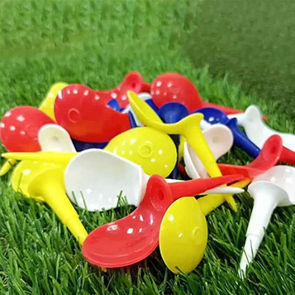 10 pezzi Big Cup Plastic Golf Tees 71mm Holder sostituzione Driving Range colpire Trainer accessori per Club per la pratica del golfista