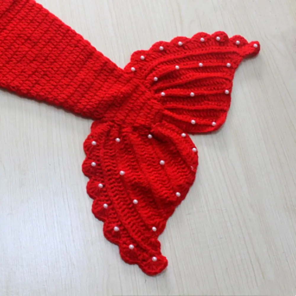 3pcs/Set Creative Baby Mermaid Costume Set Soft Solid Color Newborn Photography Props Washable Handmade Baby Photo Props 3