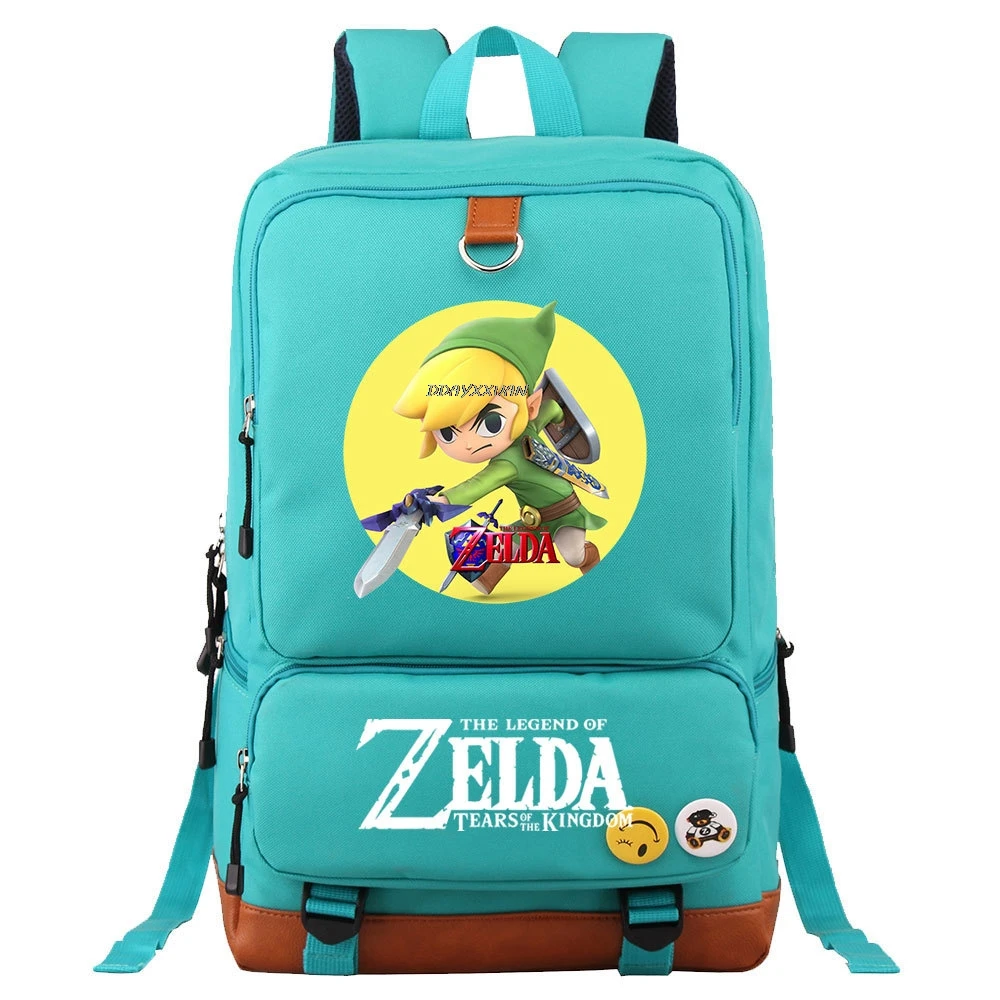 Zelda Shoulder Bag Men and Women Travel Computer Bag Primary and Secondary School Students Bag Large Capacity