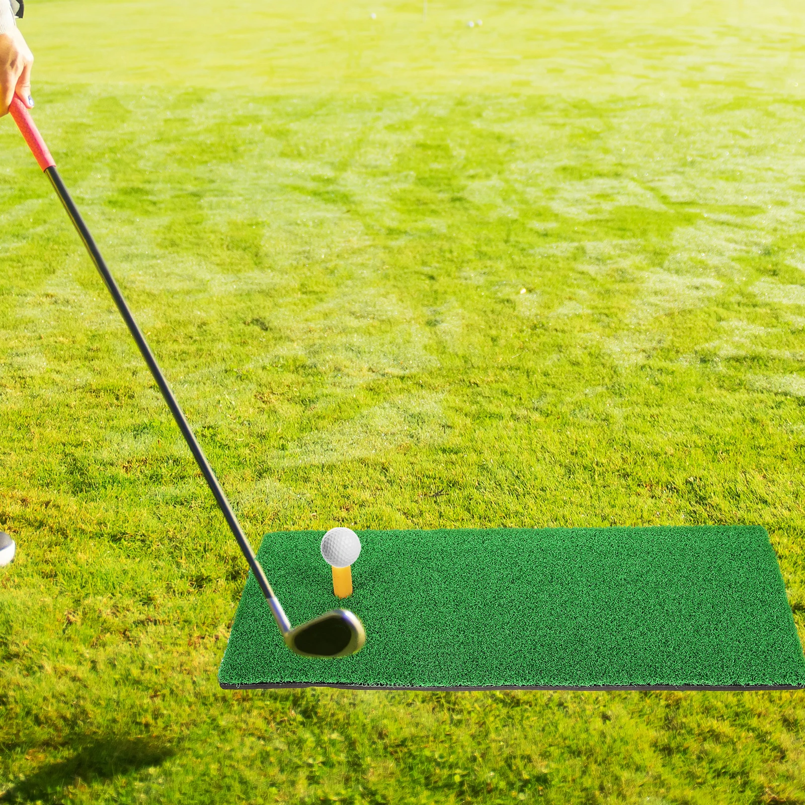 

Golf Hitting Mat Practice Mat Indoor Outdoor Realistic Turf Durable Pp Material Weather Resistant Fairway Simulation