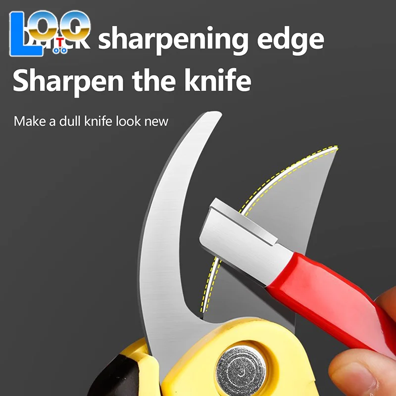 Knife Sharpener Scissors Quick Grinding Scraper Portable Metal Cutting Tool Scissor Pruner Axe Hand Sharpener Trimmer Grinder
