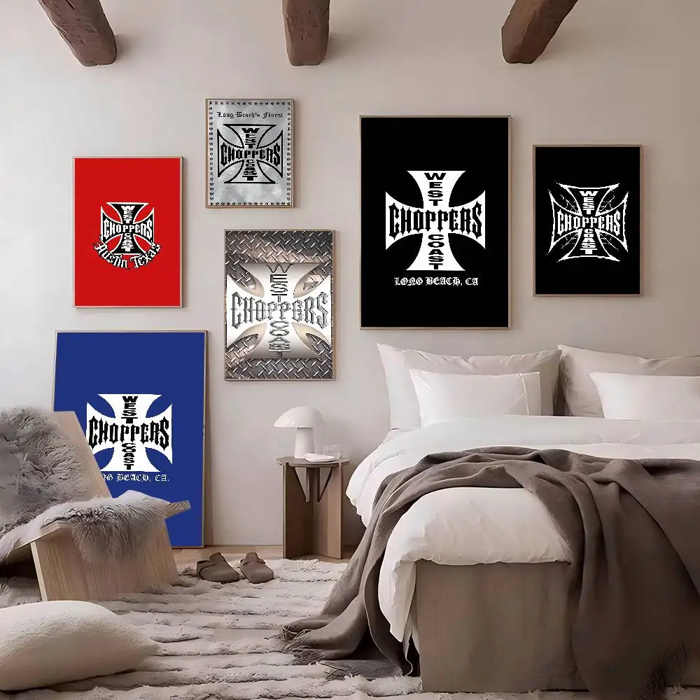 West C-Coast C-Choppers Classic Movie Posters HD Quality Poster Wall Art Painting Study Nordic Home Decor