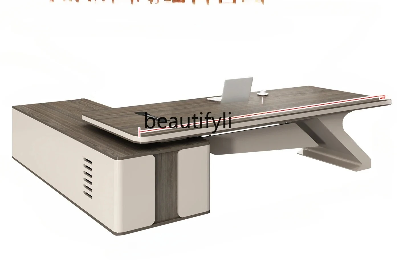 

Simple Modern Light Luxury Boss Desk Chairperson's Desk President's Office Desk