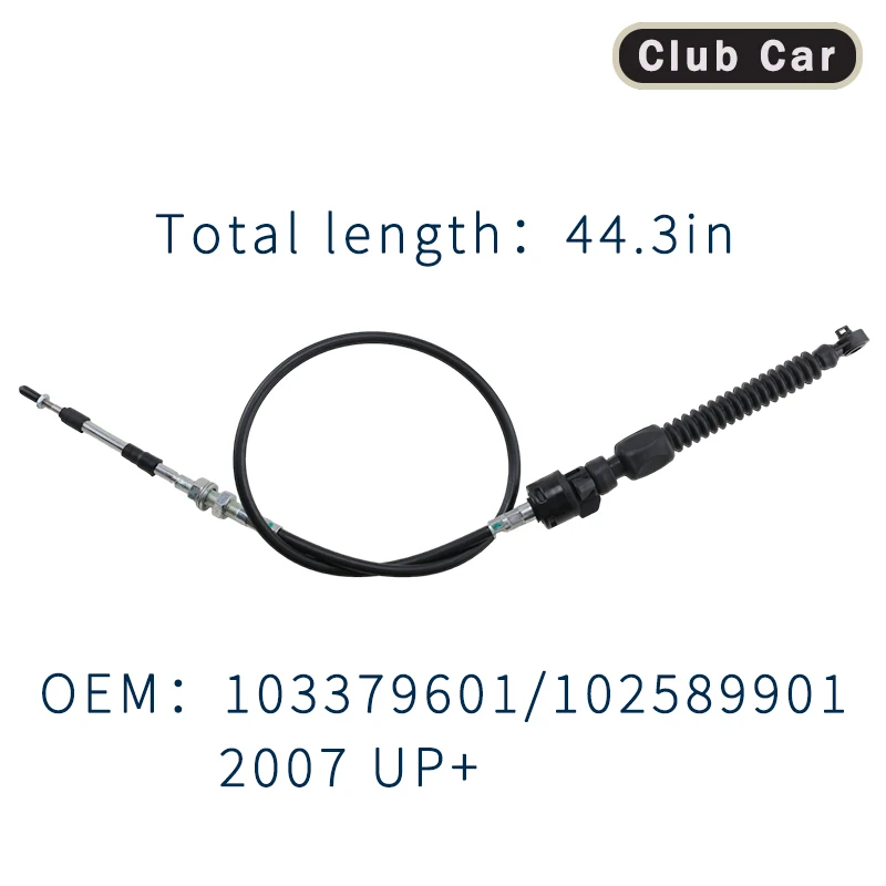 Transmission Shift Cable 103379601 Forward Reverse Gearbox Cable for Club Car Precedent 2006‑2015 with FE290 FE350 Engine