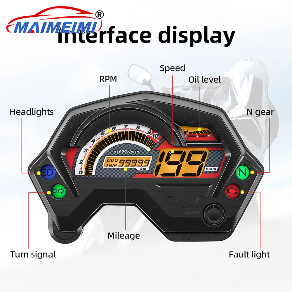 Motorcycle Speedome…