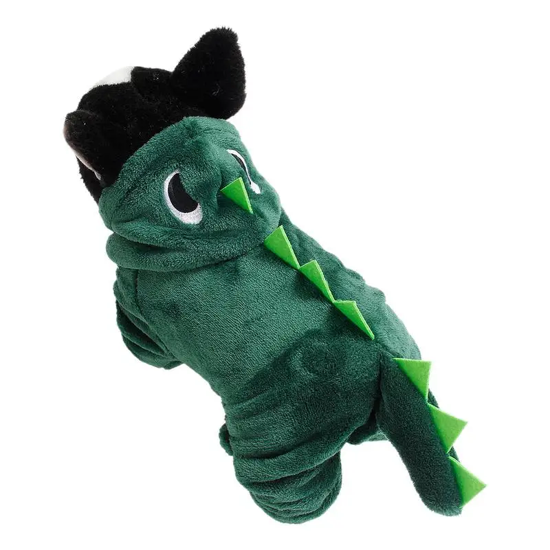 Dinosaur Cat And Dog Hoodies Pet Clothes Funny Costume for Christmas Soft and Warm Pet Clothes Funny Costume for Dog Cat