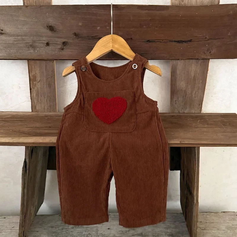 2025 New Autumn Children Clothes 0-3Yrs Infant Baby Girl Trousers Corduroy Jumpsuits Overalls Newborn Baby Girls Pants