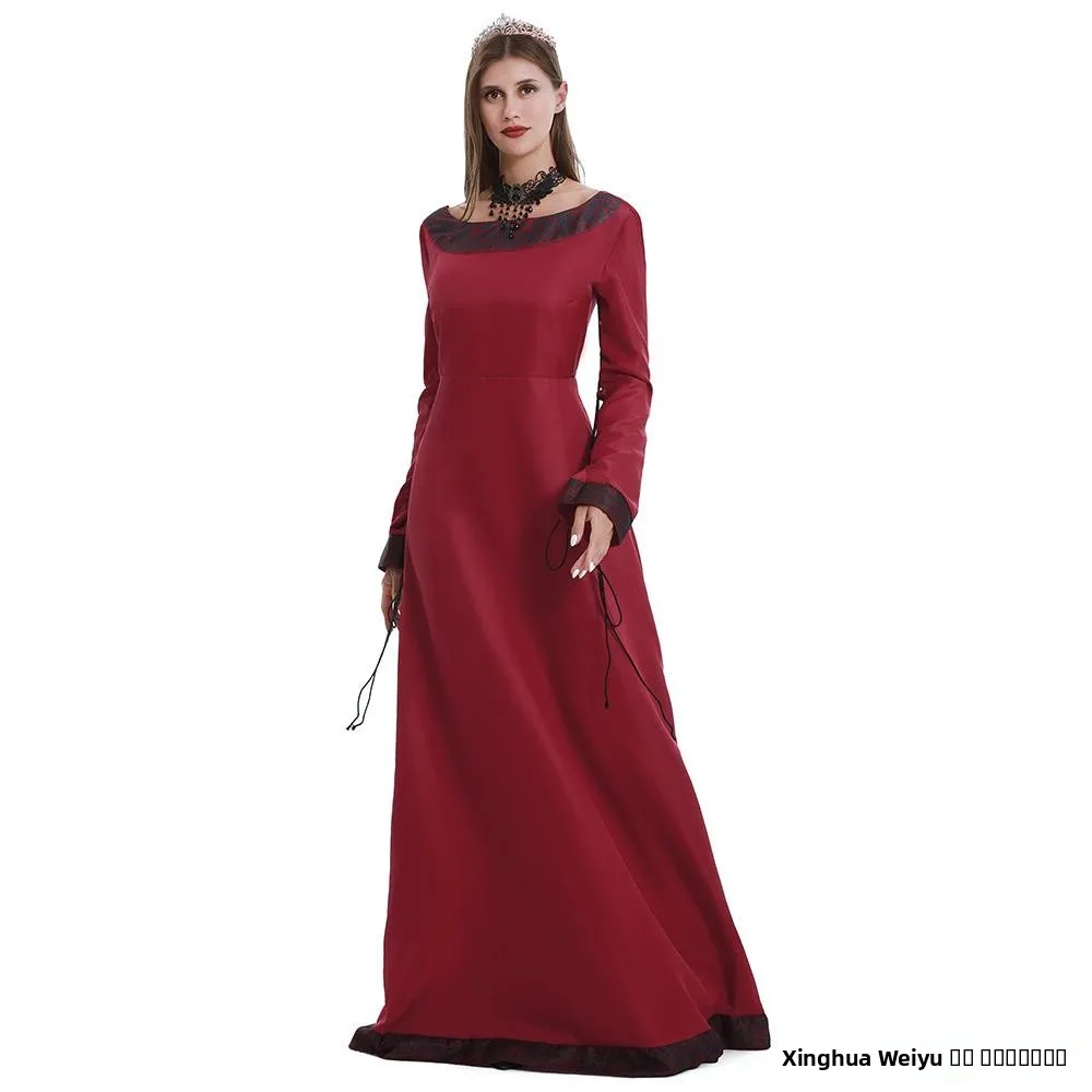 زي أداء نسائي عتيق من القرون الوسطى طويل Sve محطة مستقلة واي ربيع 2026 اتجاه Faion العرقي