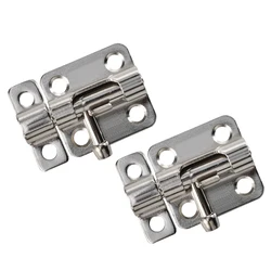 2 Pcs Surface Mounted Non Lockable Padlock Type Mini Door Buckle for Building Construction Door Toilet door Wooden Door Latch