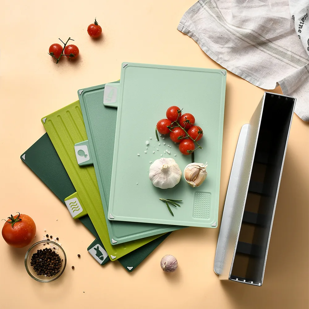 sorting cutting board set Supplementary food chopping board Household fruit and vegetable meat sorting cutting board Storage