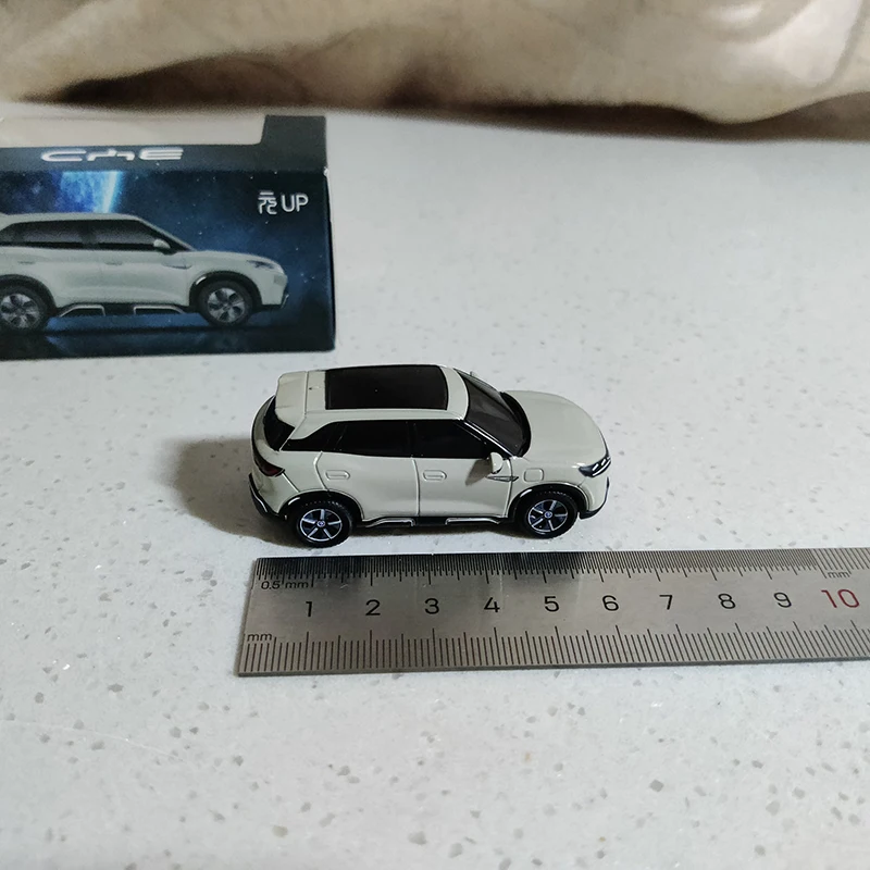 1:64 BYD YUAN UP Vehicle Alloy Car Model Diecast Toy Collectible Ornament Souvenir Toys Cars