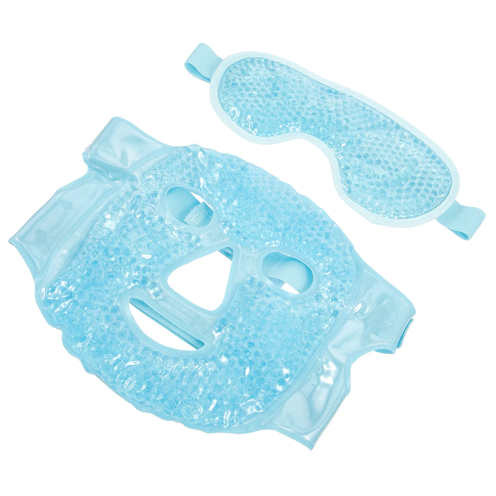 

1 комплект, охлаждающий гель, ледяная маска для лица, маска для глаз, многоразовая холодная и горячая терапия для женщин и мужчин, успокаивающая отечность, пакет со льдом для лица