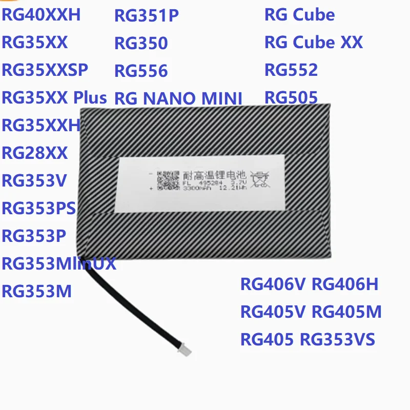 Battery for Anbernic RG351P RG353V RG350 RG353M RG40XXV RG556 RG552 RG505 RG406V RG406H Win600 RG405M RG405 RG353VS RG35XX