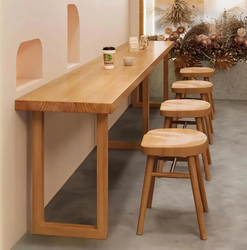 FOODLINE Modern Bar Counter Custom Size Commercial Bar Counter For Restaurant Reception Entertainment Venue