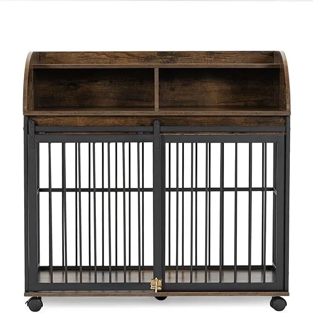 Medium and Large Dog Crate Interior Furniture Wooden Kennel Pets
