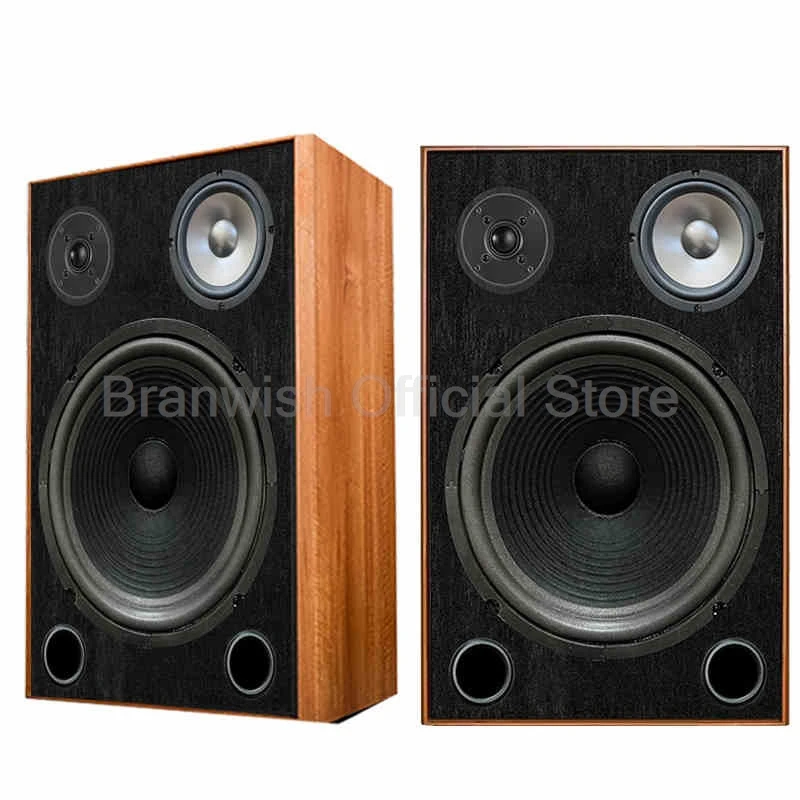 

15 Inch 150W HiFi Passive Speaker 3-way Frequency Fever Wooden Floor Standing Speakers Surround Home Theater Sound Box 1 Pair