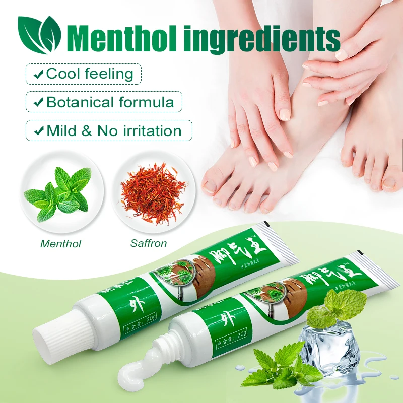 1Pcs Anti Fungal Beriberi Cream Treat Tinea Pedis Blisters Medical Cream Anti Infections Anti Itch Foot Odor Relief Cream S053