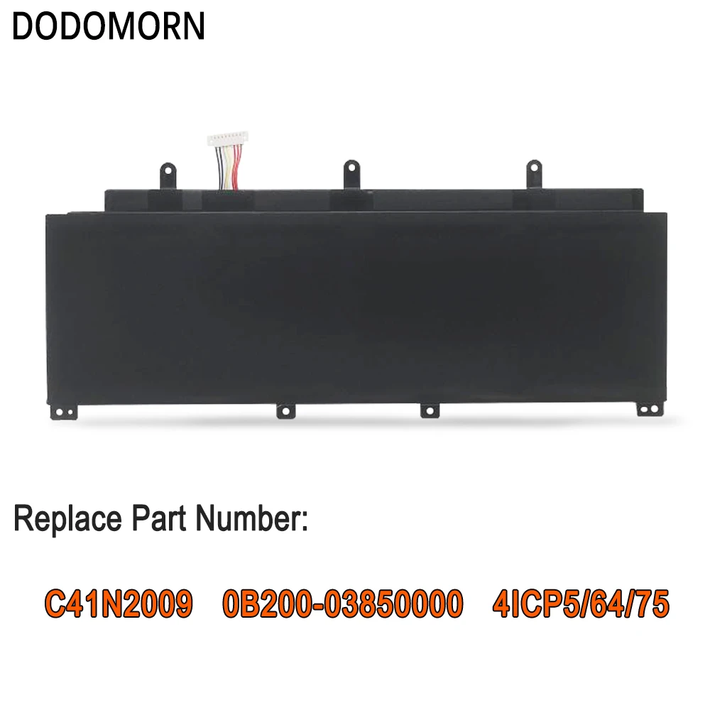 DODOMORN C41N2009 For ASUS ROG Flow X13 GV301 GV301QC GV301QE GV301QH GV301RA GV301RC PV301QH Series Laptop Battery 15.48V 62Wh