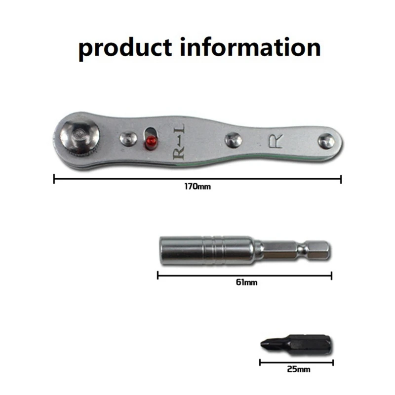 ポータブル双方向ラチェットドライバーセット、多目的ドライバーセット、耐久性のあるハンドツール、グレー、12個