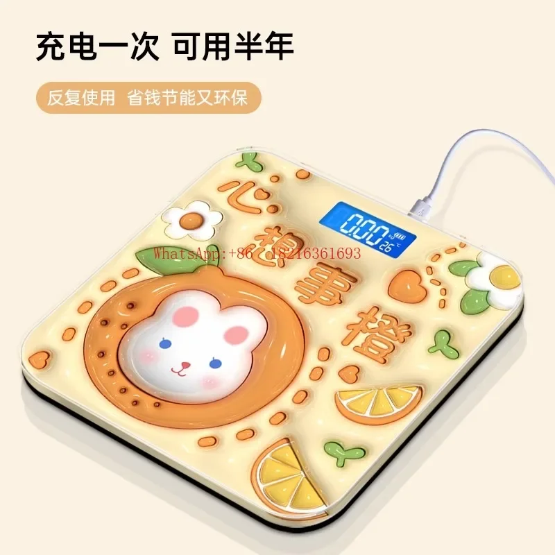 

Cartoon Smart Scale Household Small Precision Charging Durable Body Fat Scale