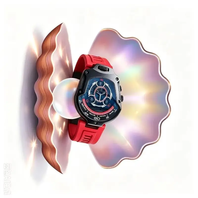 A1989 Handmade Star Ark Flat Star Wheel Watch Fully Automatic Hollow Mechanical Watch Men's Temperament Men's Watch