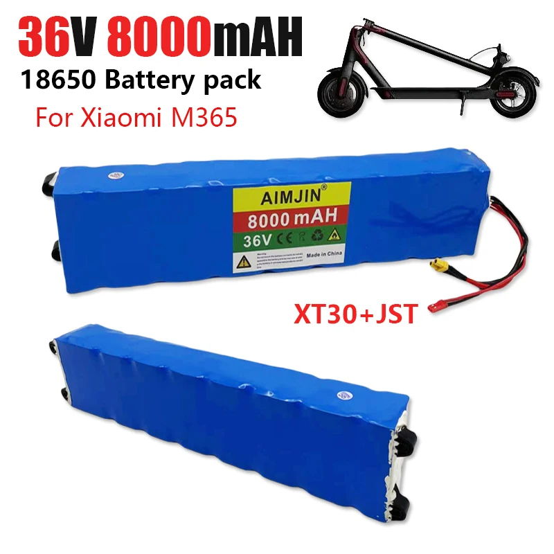 

10S3P 36V 8000mAh Electric Scooter Battery Pack 18650 Lithium M365 Electric Scooter Rechargeable Battery