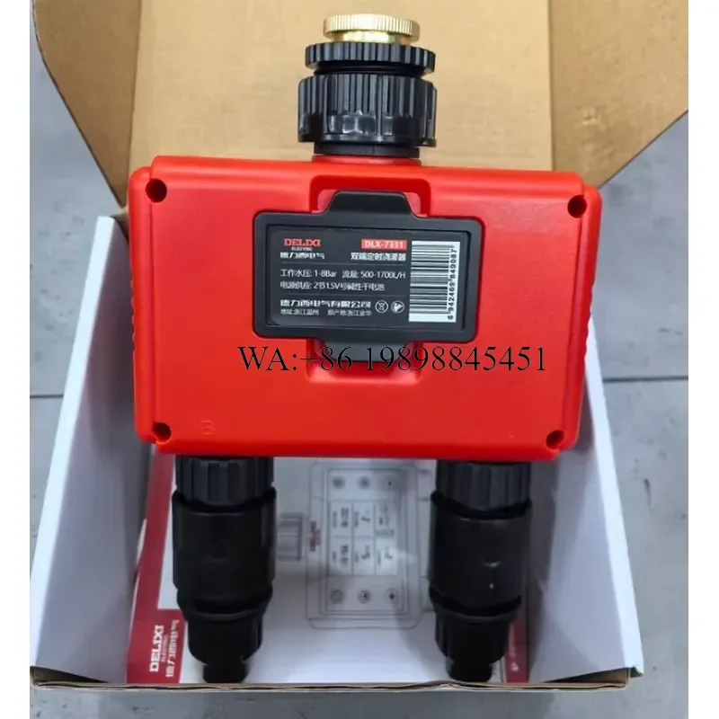 WMWMNU Automatic Garden Water Timer Programmable Irrigation Controller with Digital LCD Display for Lawn and Flower Bed
