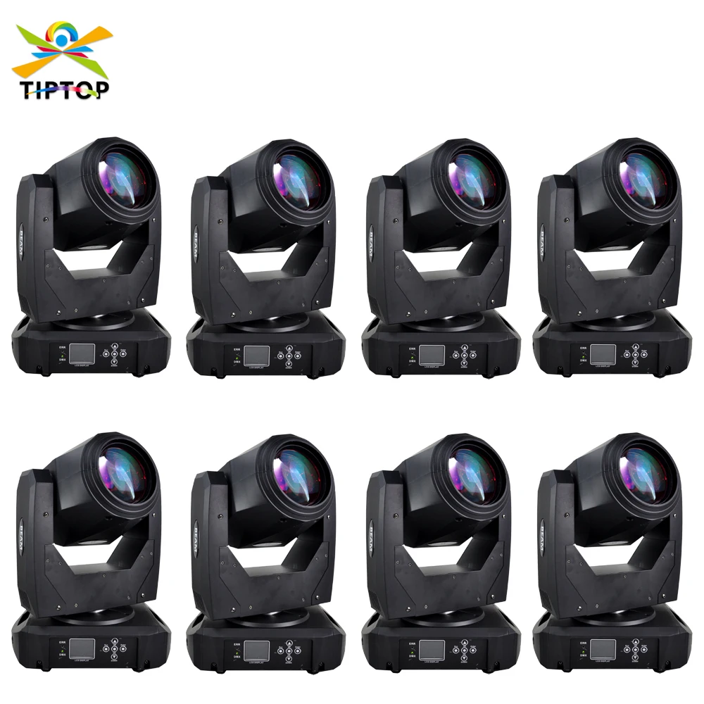 Discount Price 8 Unit DMX512 16/20 Channel Moving Head YODN Bulb Beam Light White 132W Pub Music KTV DJ Bar Disco Party Wedding