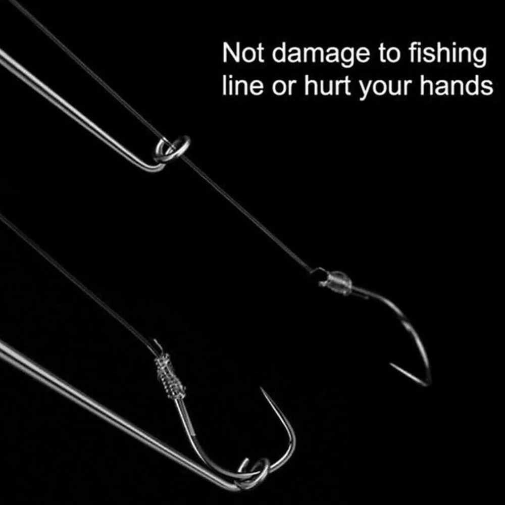 Новый инструмент 3-в-1 для снятия рыболовных крючков, привязывания мушек и распутывания узлов, быстрый экстрактор для узлов, стальной дегоргер