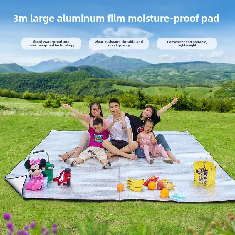 

Изоляционный коврик из алюминиевой фольги, коврик для кемпинга, пенопластовый спальный коврик, термоотражающий тепло, уличная палатка, коврик для следов