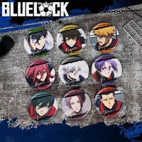 Hot Anime Blue Lock Blue Lock Gold Onion Tv Screenshot Badge Bar Cut Leopard Ma Chengshirang Badge Brooch Christmas Gift