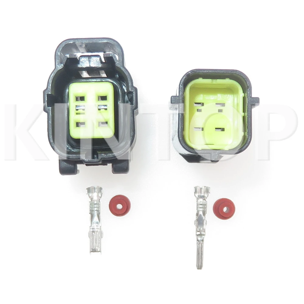 1 Set 4 Pins Auto Oxygen Sensor Wiring Terminal Socket AC Assembly 174257-2 174259-2 Car Waterproof Male Female Connector - Image 3