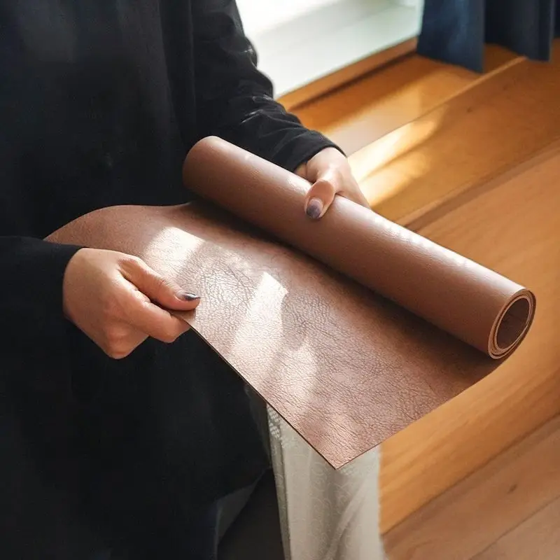 Leather-textured Computer Desk Mat Is Waterproof Dirt-resistant Wear-resistant and Heat-resistant. Mouse Mat and Office Desk Mat