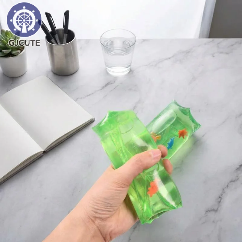 Colorful Random One Smooth Slippery Wiggly Stress Relief Toy With Sea Creatures For Kids And Adults Fun Gifts Anxiety Relief